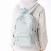 Schoolbag1011 Nylon Backpack Middle and High School Student Backpack High Sense Trend Computer Backpack Large Capacity Student Schoolbag