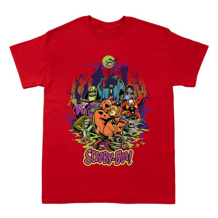 Scooby Doo Halloween Red T-shirt Unisex Tee All Size S-4XL