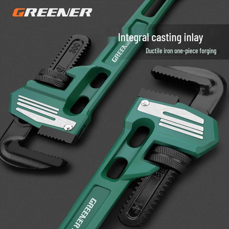 Brangdy 18-inch Multifunctional Self-Tightening Pipe Wrench