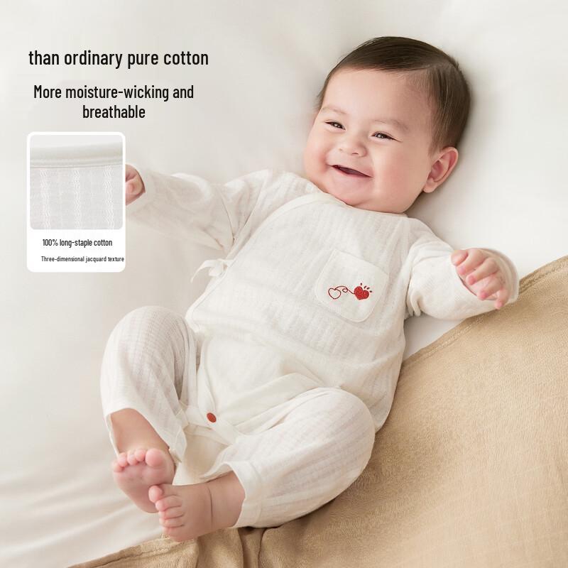 Newborn Infant Pure Cotton Breathable Summer Romper