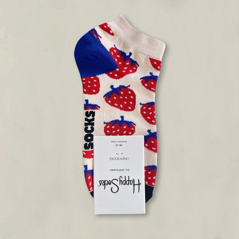 Happy Socks Womens Ankle Cartoon Cute Cotton Low Cut Colorful Casual