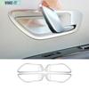 Silver Titanium Inner Door Handle Cover Trim 4PCS For Hyundai Tucson -