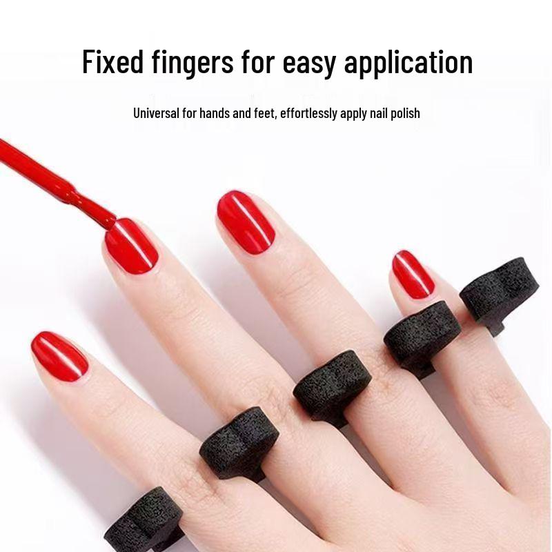 Nail Master Univerzálny oddeľovač prstov na nohách a rukách - Broskyňové srdce EVA Bavlnená špongia.