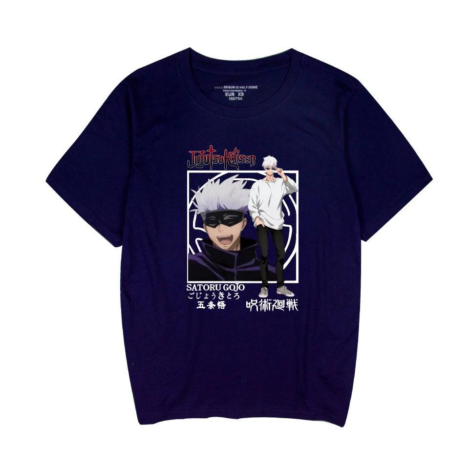 Jujutsu Kaisen Printed Men's T-shirt Unisex Casual Fashion Street Harajuku Style Short-sleeved Tops T-shirt
