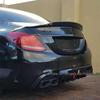 Modified Mercedes-Benz E-Class W213 AMG Brabus E63 Quad Exhaust Tailpipe