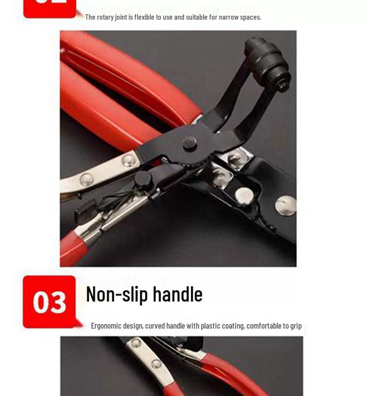9-Piece Car Water Hose Clamp Set for Repairs