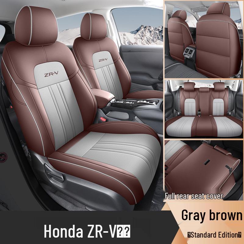 Full Leather Car Seat Cushion for Zhi ZRV - Five-Seater, Universal Fit, All-Season Cover