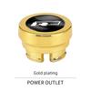 Car Cigarette Lighter Dust Cover Dustproof Decoration Cap For Volkswagen VW Golf R Polo Tiguan Passat B6 Rline Touran CADDY GTI
