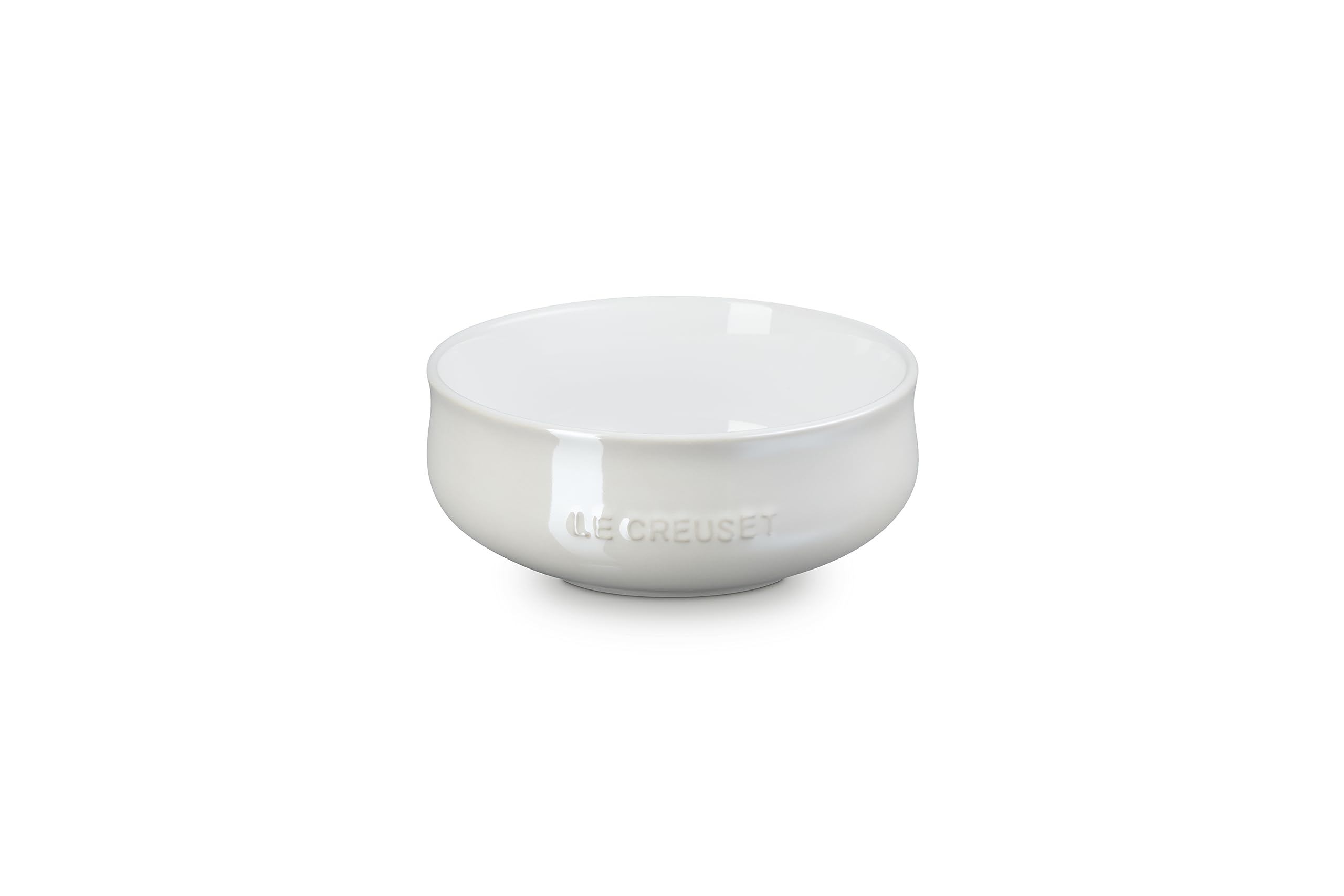 

Le Creuset Flora Bowl, 550ml, White Lustre, Heat-Resistant, Microwave- and Oven-Safe, Oven-Safe [Official Japanese Product]