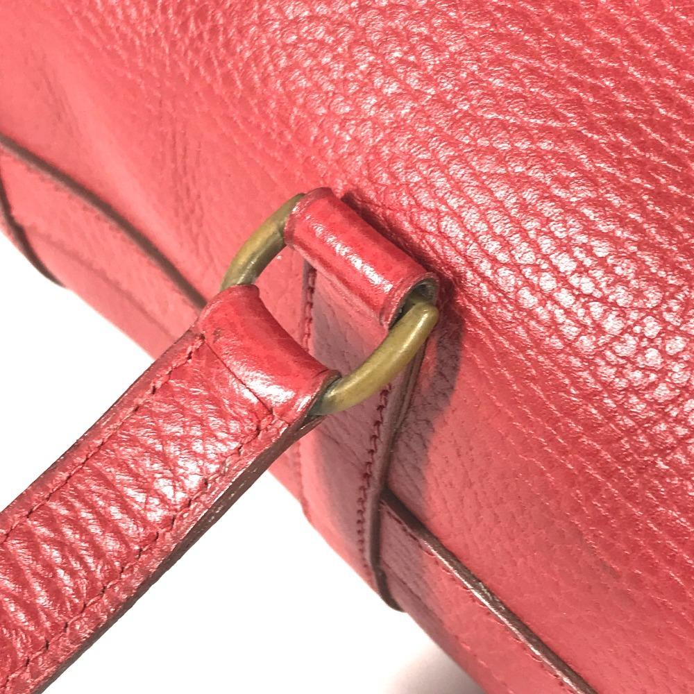 Hermes Vintage Mini RD Cylindrical Hand Bag Ardennes Red