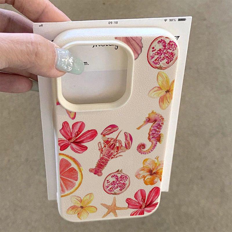 Handyhülle mit Blumensternmuster, Handyhülle für iPhone 17, 16, 15, Plus, Pro, Max Serien - geeignet als Geschenk