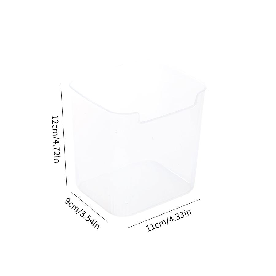 

Clear Plastic Fruit Vegetable Storage Box Refrigerator Side Door Organizer Food Storage Container Kitchen Storage Organization