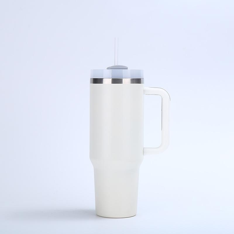 The Second Generation 40Oz Handle Cup 304 Stainless Steel Double-Layer Vacuum Spraying Ice Cup Portable Outdoor Thermos Cup