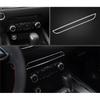 Center Console Seat Heater Cover Trim For Mazda CX-5 CX5 2017- Silver Steel