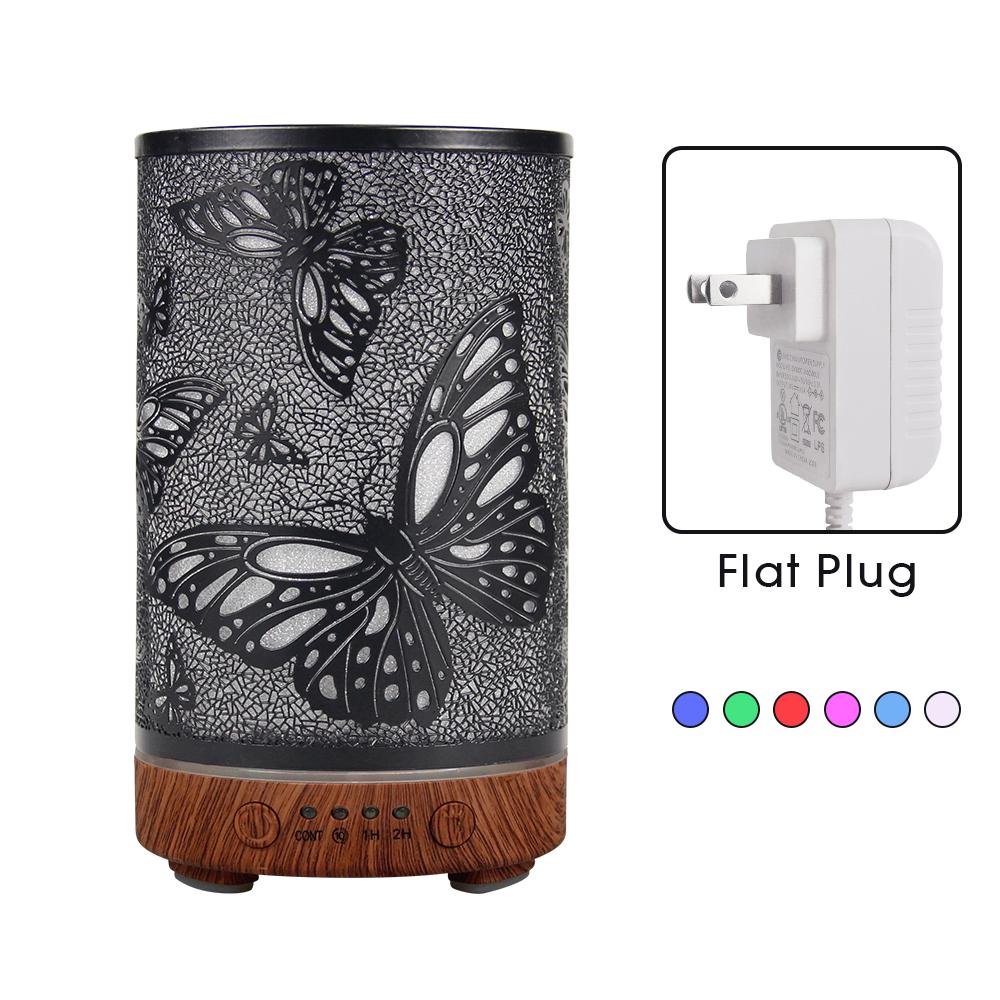 100ml Humidifiers Cool Mist Top Fill Essential Oil Diffuser for Bedroom Large Room Home Baby Nursery and Plants with Nightlight