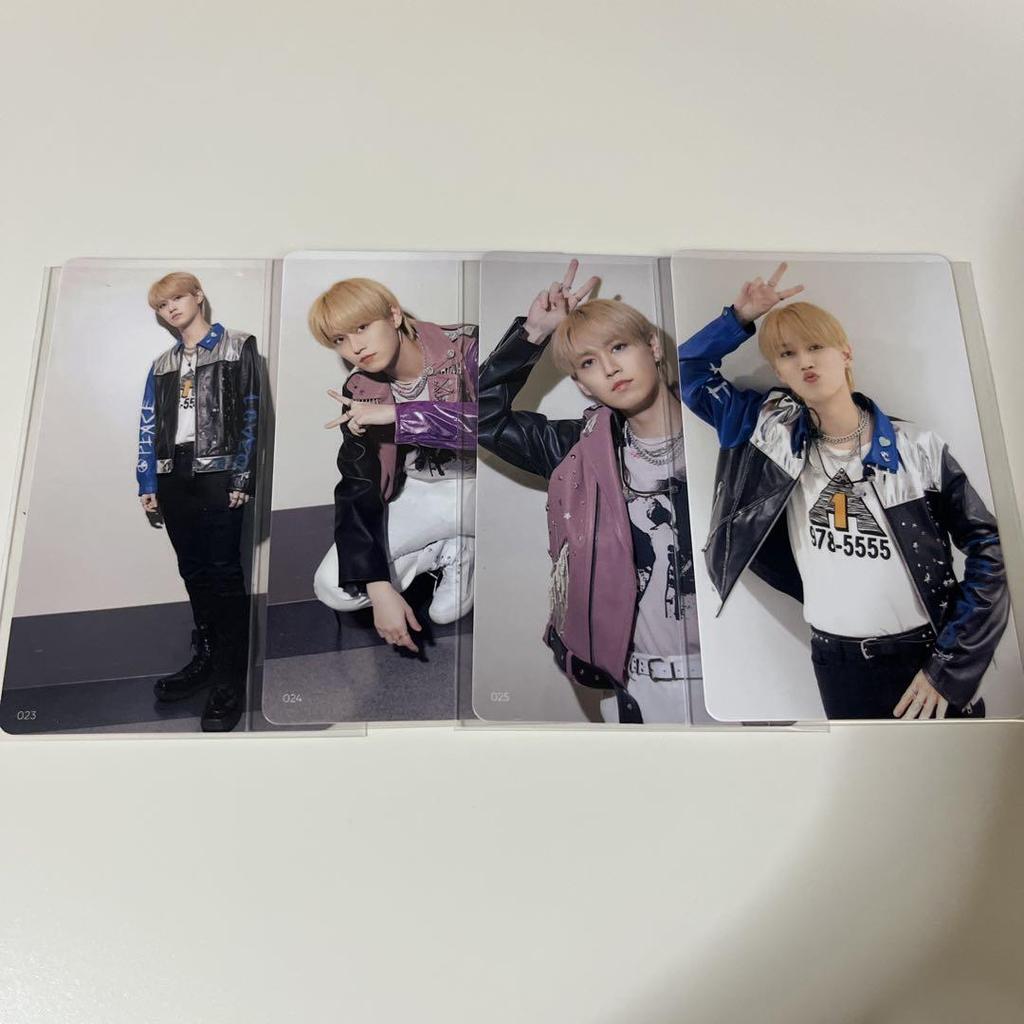 [USED] JO1 Shiraiwa Ruki Trading Cards 023 024 025 026