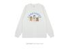 Trendy Cartoon Print Long-Sleeve T-Shirt - Age-Defying, Versatile, and Cozy for Autumn & Winter
