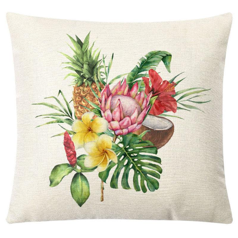 Pillow Farm Sunflower Pillow Cover Happy Summer Thanksgiving Car Waist Support Cushion Home Pillow Cover