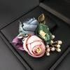 Korean Fabric Flower Brooch - Elegant & Versatile Women's Accessory for Clothing