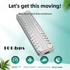 M.2 NVMe USB3.2 Gen2 10Gbps High Speed Solid State Mobile Hard Disk Box JMS583 Master