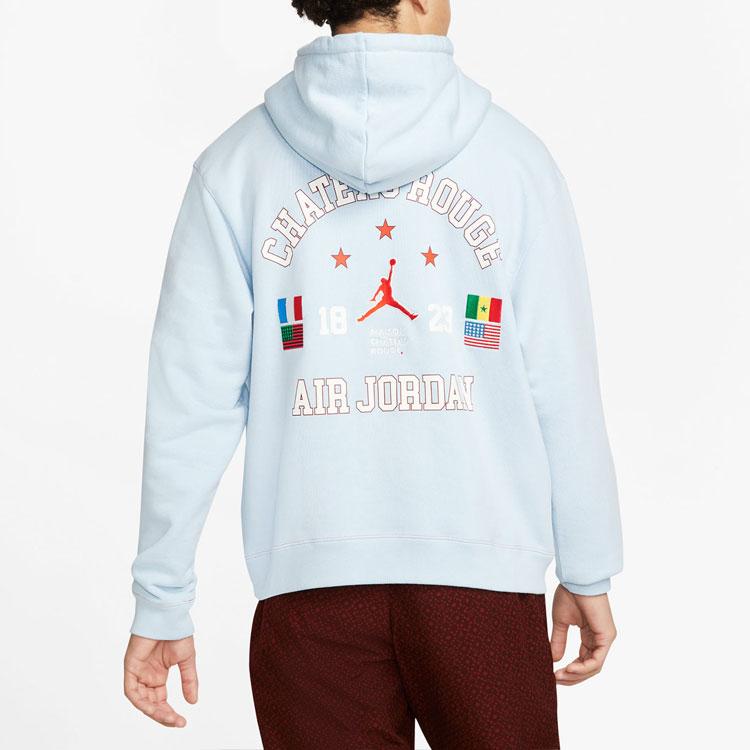 Мужская толстовка с капюшоном Jordan X Maison Chateau Rouge French Terry с буквенным — фото 4