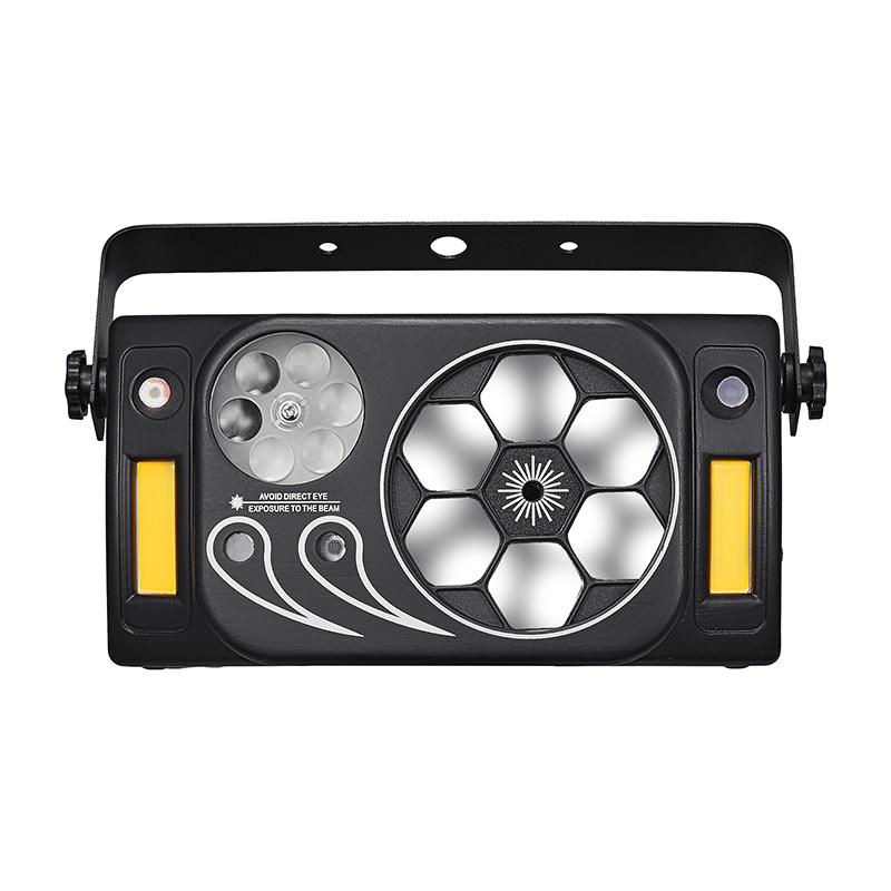 DJ Lights LED 6X10W RGBW Beam Moving Head Light Stage Effect Laser Strobe Lighting Remote Control For Disco Party Bar Event