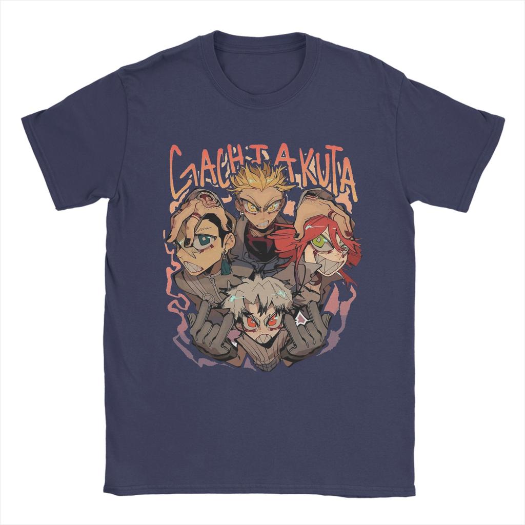 Japanese Anime Gachiakuta Cleaners T Shirt Unisexs  Pure Cotton Vintage TShirts Crew Neck  Tees Short Sleeve Tops Birthday Gift