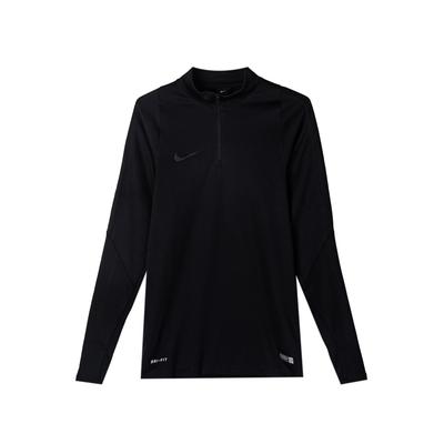 Haut Tricot Manches Longues Col Montant Demi-Zip Dri-Fit Homme hauts Noir 698916-011