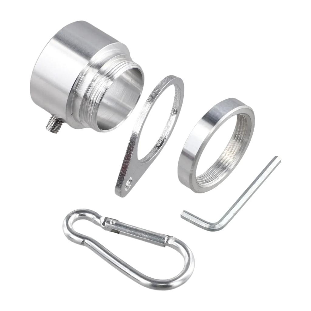 1 Set Fahnenstangen-Clip-Befestigungsringe Mit Clip Fahnenstangen-Beschläge Drehbare Fahnenstangen-Ringe Fahnenstangen-Drehverschluss Zubehör