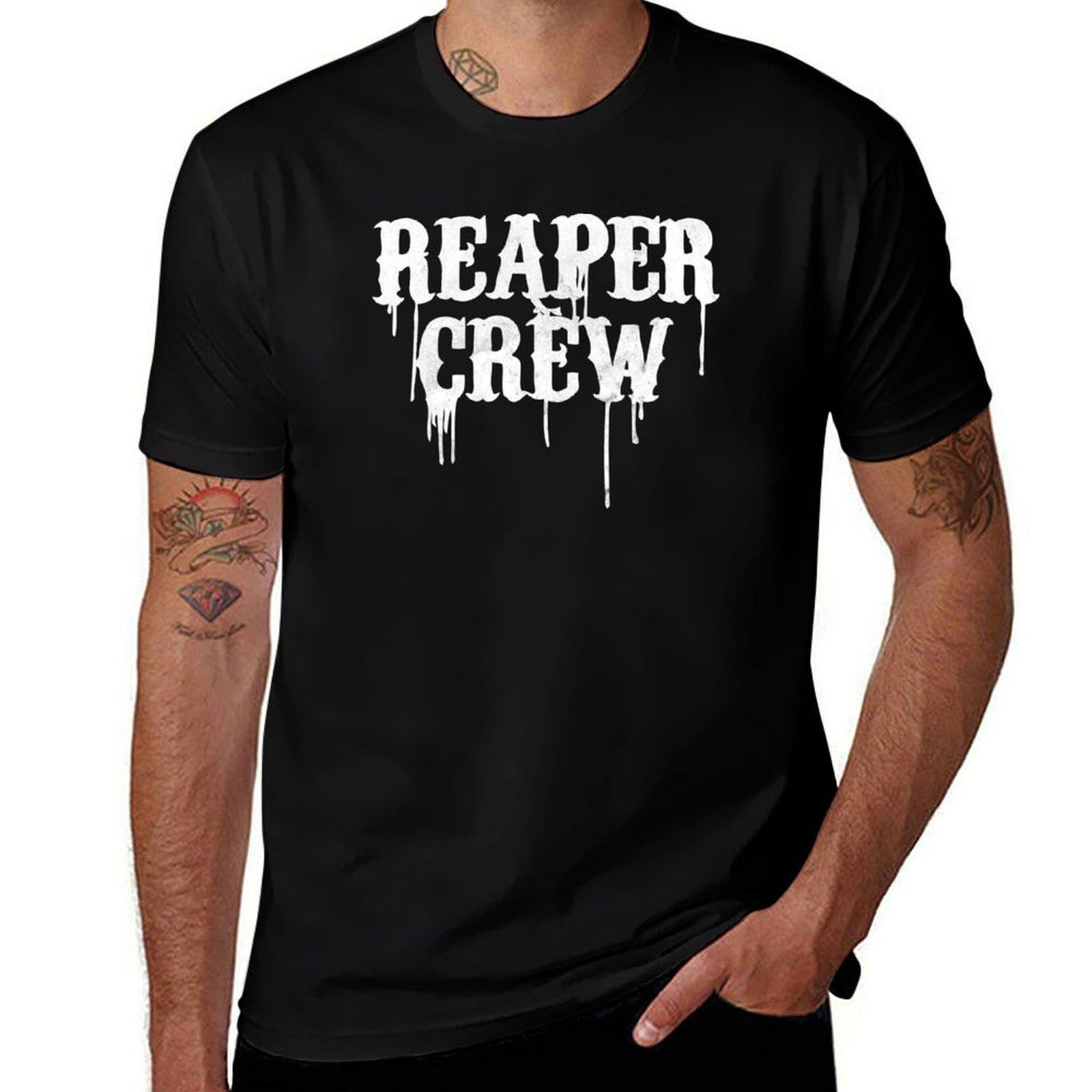 

Reaper Crew T-Shirt black cotton t-shirt plain for man package cotton t shirt man anime tshirt T-Shirt XL