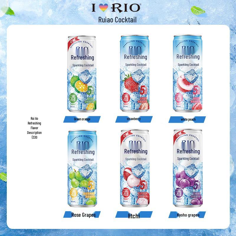 RIO Refreshing 5% ABV Pre-Mixed Cocktail Variety Pack