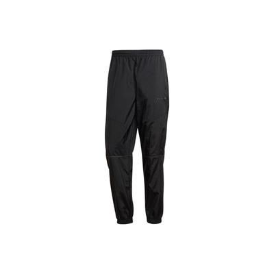 Solid Color Drawstring Waist Zip Pockets Slim Fit Joggers Men Bottoms Black HK2732