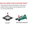 Car Rubber Lifting Jack Pad Frame Protector Adapter Tool Chassis For Tesla Model 3 Model Y Model S Model X Car Accessories