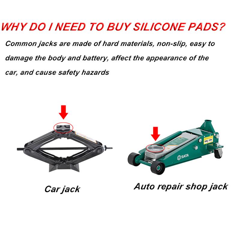 Car Rubber Lifting Jack Pad Frame Protector Adapter Tool Chassis For Tesla Model 3 Model Y Model S Model X Car Accessories