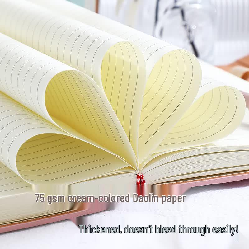 Zuolanze A5 Magnetic Tri-Fold Floral Leather Notebook