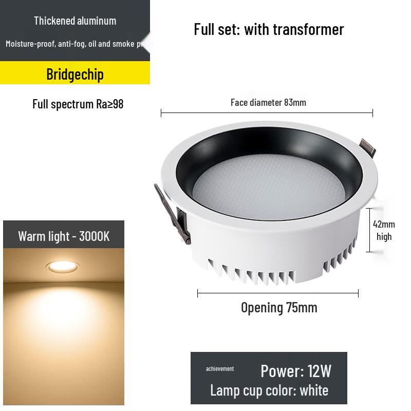 

OEING Full-spectrum Ultra-thin LED Spotlight