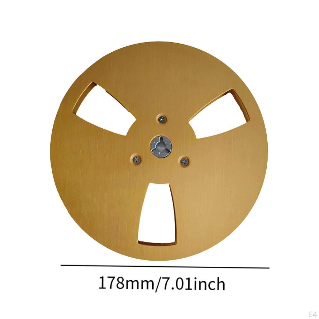 1/4 7 Inch Empty Reel Aluminum Accessories Lightweight Opening Machine Part Sturdy Open Sound
