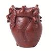 Resin Heart Shaped Pen Holder Creative Desktop Decoration for Home Office Gift