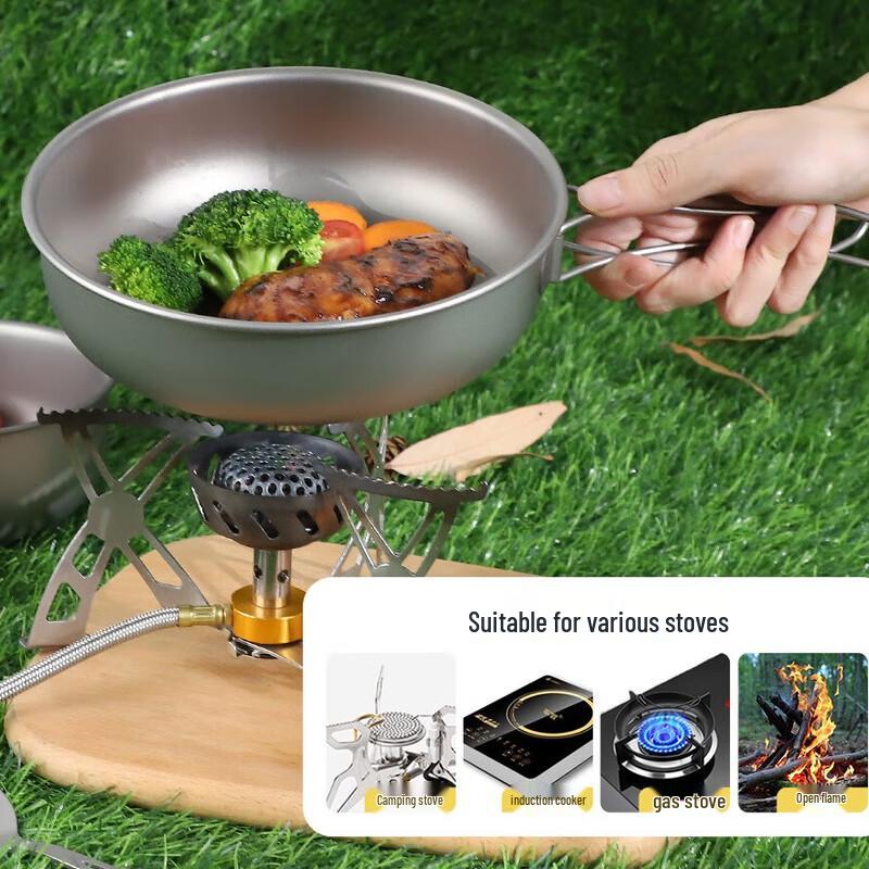 OEING Portable Foldable Titanium Cookware