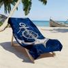 Anker Kompass Nautischer Druck Strandtuch Polyester Weich Schnelltrocknend Großes Badetuch Sommer Schwimmbad Surfing Decke