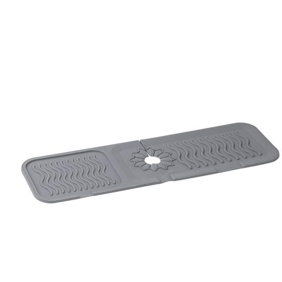 Kitchen Sink Draining Mat Faucet Splash Guard Water-Absorbent Non-Slip Design Fast Drying Easy To Install Sink Protector Mat