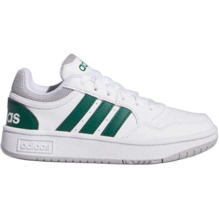 Adidas Hoops K Bílá Kolejní Zelená Dětské Tenisky Cloud-White Grey-Two IG3830