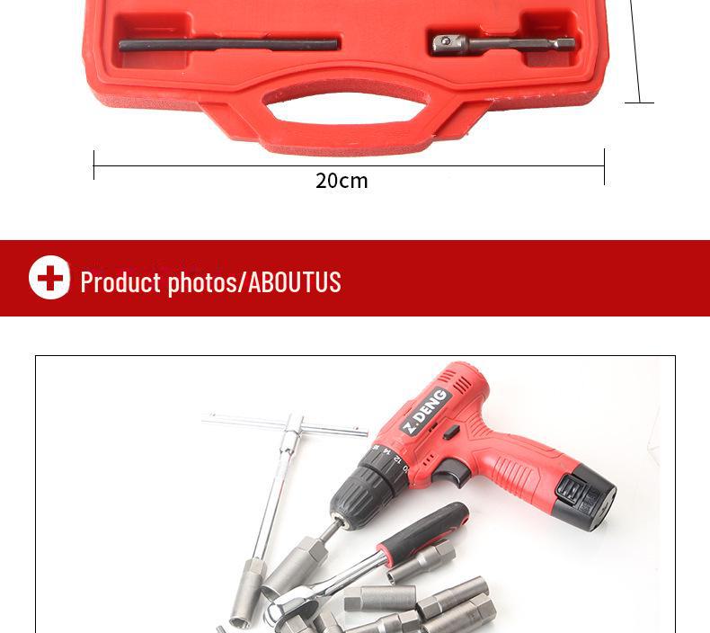 11-Piece Broken Screw & Nut Extractor Set with Wire Extractors