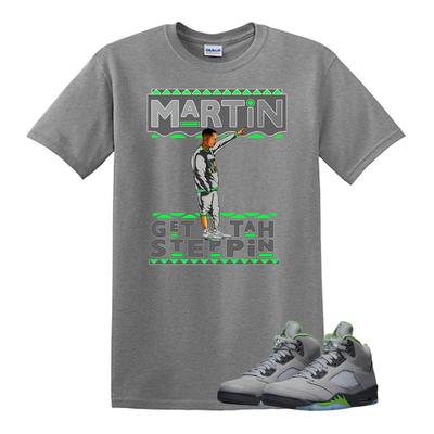 New Custom Tee Shirt To Match Jordan 5 Green Bean MarTin T-shirt Unisex T-Shirt
