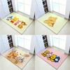 Kawaii-W-wInnie The-pOOH Carpet Bathroom Anti-slip Mat Door Mat Home Decoration Mat Entrance Door Mat Scratch-resistant Door Mat