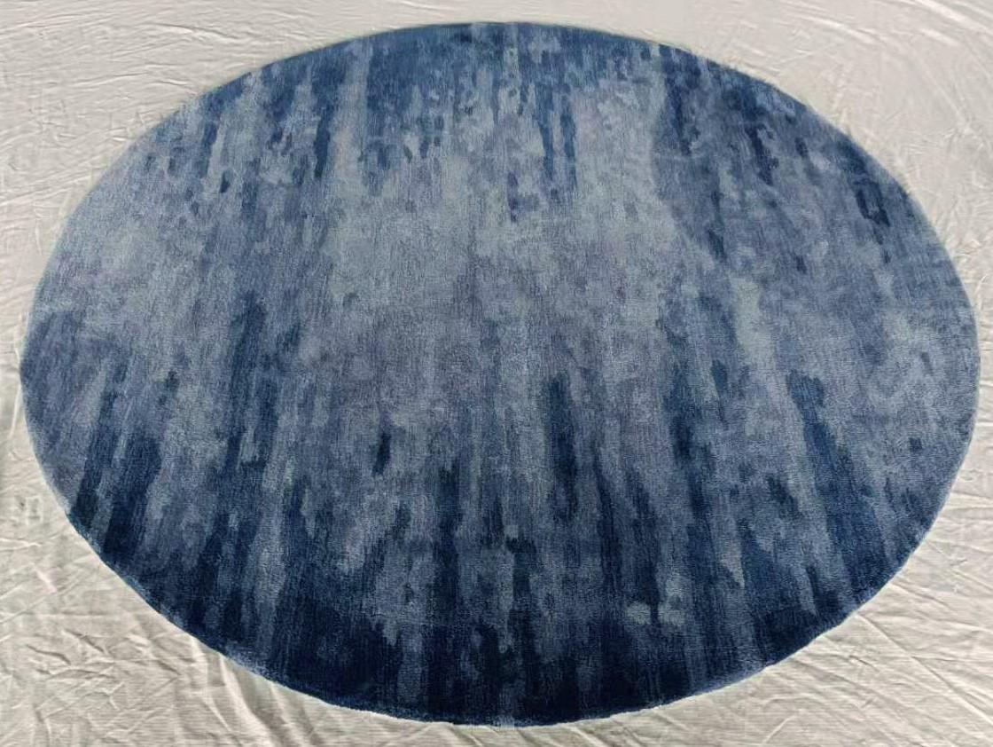 Kerek szőnyeg absztrakt mintával – Puha és stílusos nappaliba, hálószobába vagy hangulatos helyiségekbe Diameter 150cm(59in)