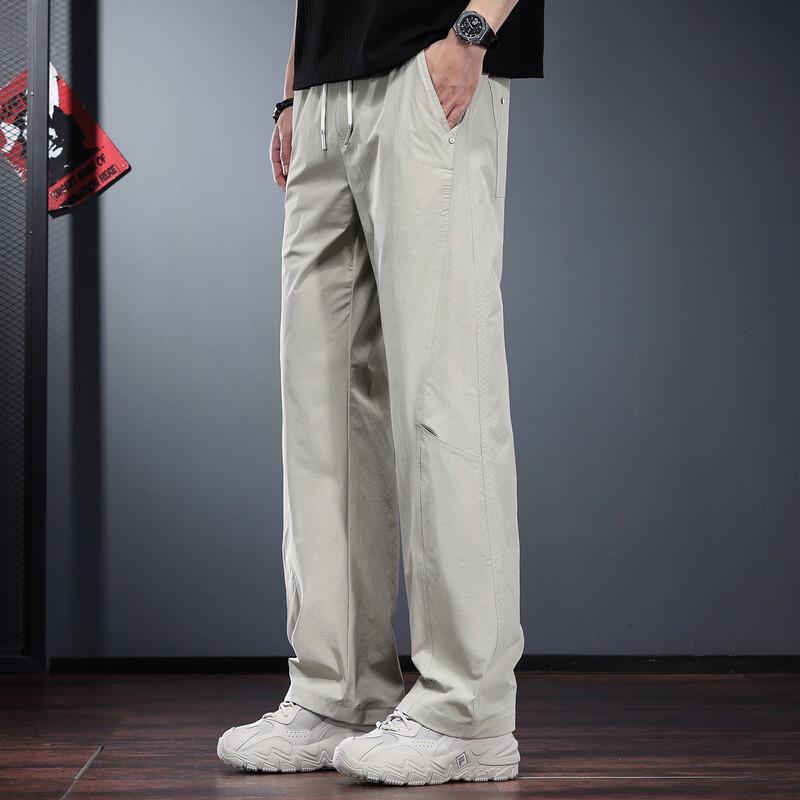 JAYLENO Men's American Style Straight Outdoor Casual Pants