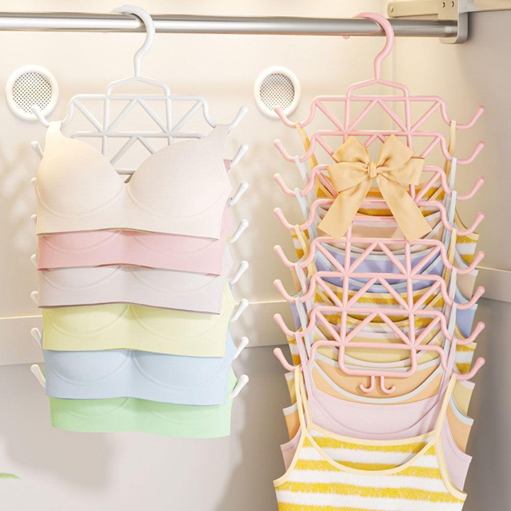 Multi-Layer Bra Hanger Non-Slip Scarf Rack Traceless Underwear Hanger  Home Storage