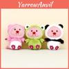 Adorable Porte-clés en Peluche Mignonne Poupée Lapin Breloque Sac Pour Filles Avec Peluche Courte Coton PP Doux
