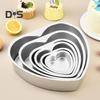 Heart Shaped Cake Pan Aluminum Alloy Fast Heat Conduction Baking Mold Tool for Weddings Parties Family Valentines Day Anniversary Heart Shaped Cake